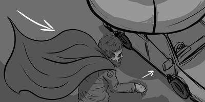 MCU- The cape blows wind the wind.